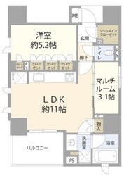 リビオレゾン大手町の物件間取画像